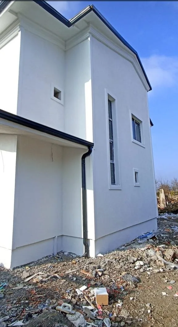 Villa cephe söve ve boya uygulaması detayı